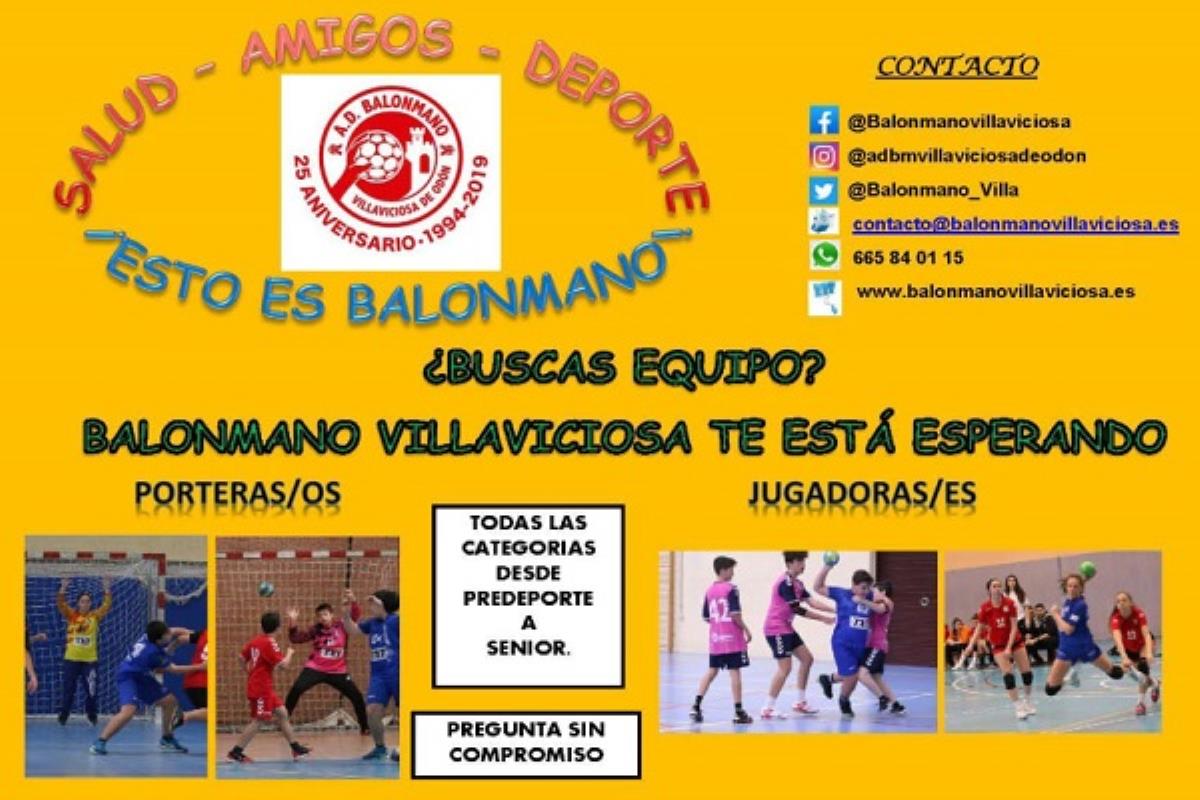 Tanto si buscas equipo como si quieres empezar a jugar al balonmano