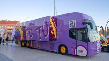 El autobús de prevención de drogodependencia estará ubicado por diferentes calles de Boadilla del Monte
