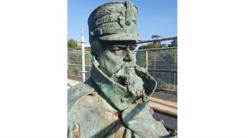 La intervención en la escultura se prolongará hasta principios de octubre
