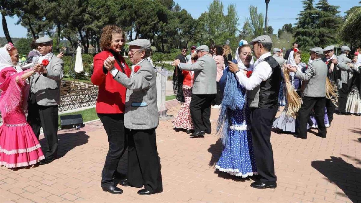 Claveles para los clientes de los comercios del municipio por el día de San Isidro