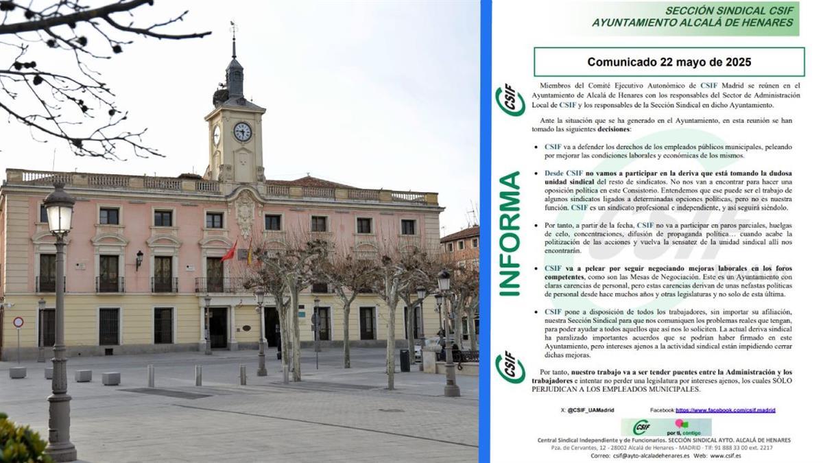 El sindicato anuncia que no participará en paros, huelgas o concentraciones