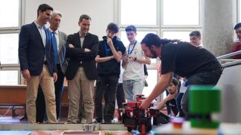 80 jóvenes de la región participan en el concurso de robots Eurobot Spain