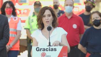 La presidenta regional, Isabel Díaz Ayuso, pone a su disposición del Gobierno de España el proyecto de ERICAM