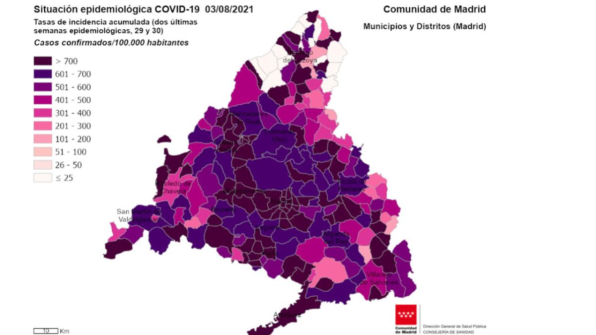 Pozuelo de Alarcón, Fuenlabrada y Boadilla lideran el ranking de peores cifras