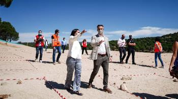 La playa de la Virgen de la Nueva es el único punto de baño autorizado en la Comunidad de Madrid