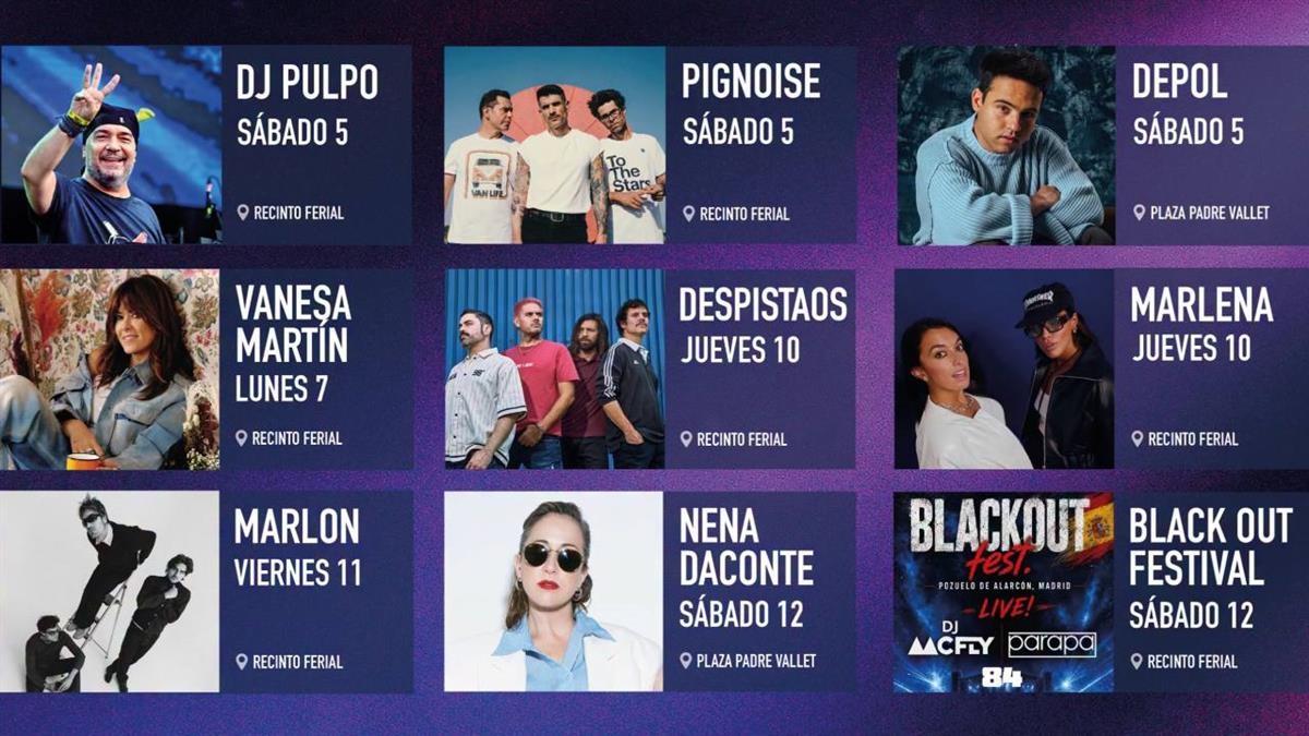 Marlena, Marlon, Depol y Nena Daconte también forman parte del cartel