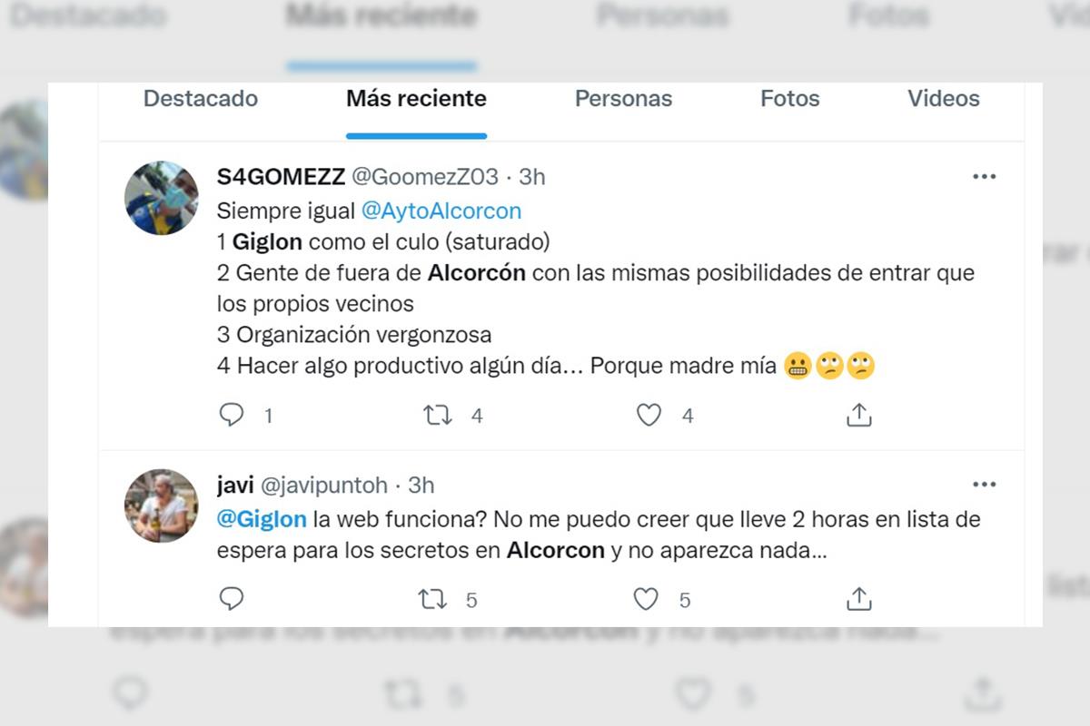 El procedimiento provisto por el Ayuntamiento no esperaba tal cantidad de solicitudes