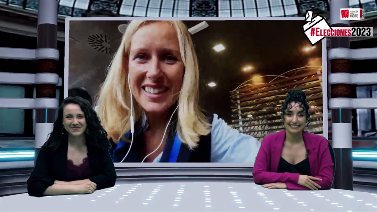 Conectamos con la candidata popular en un pequeño descanso antes de continuar con su recorrido electoral 