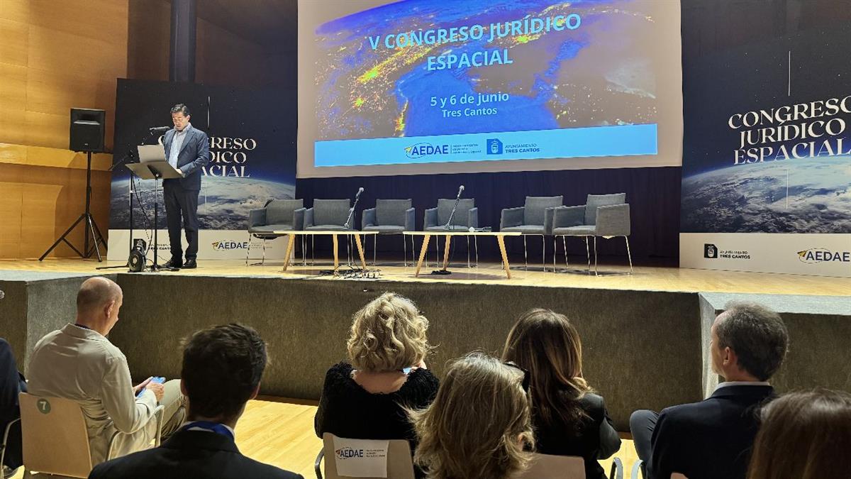 Abrieron el congreso Sandra Moneo, Pedro Duque, Javier Juárez y Elisa González 