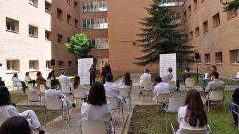El evento fue presentado por la Jefa de Estudios de Docencia del Hospital, la Dra. Susana Medina