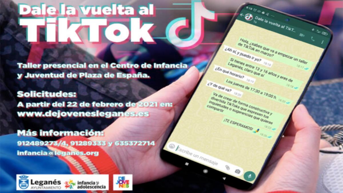 Leganés presenta la actividad 'Dale la vuelta al Tiktok'