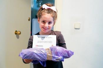 Los últimos en recibir el material han sido los del CEIP Severo Ochoa, repartido este miércoles