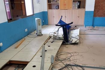 La Concejalía de Obras sigue con las tareas de reparación y mantenimiento de edificios y espacios públicos de la ciudad