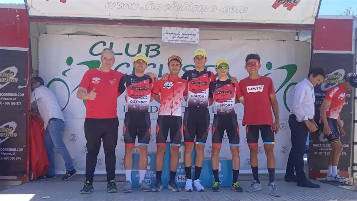 A pesar de los problemas mecánicos el ciclista del Tenerife-Bike Point – Pizzeria española pudo vestirse de líder