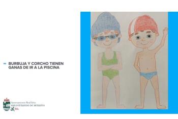  Estas ilustraciones las han elaborado Naiara, Carmen y Pedro, alumnas y alumno de los cursos de natación.