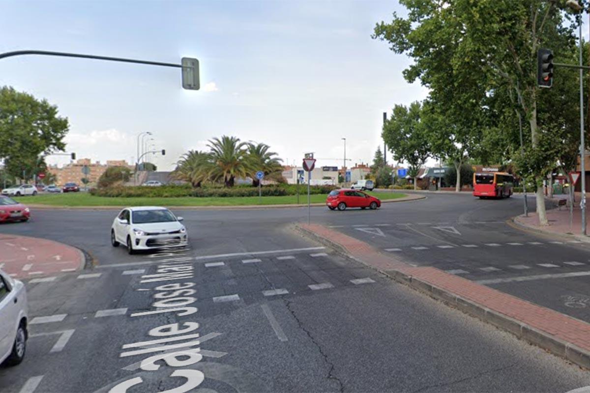 Durante la jornada de mañana, 10 de septiembre, no se podrá circular por esta plaza que comunica El Ensanche y Espartales