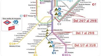 Renfe ha planificado diferentes rutas alternativas de transporte para facilitar la movilidad de los viajeros afectados por los cortes 
