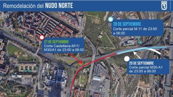 ¡Atención! Cortes de tráfico totales y parciales en varias carreteras de Madrid