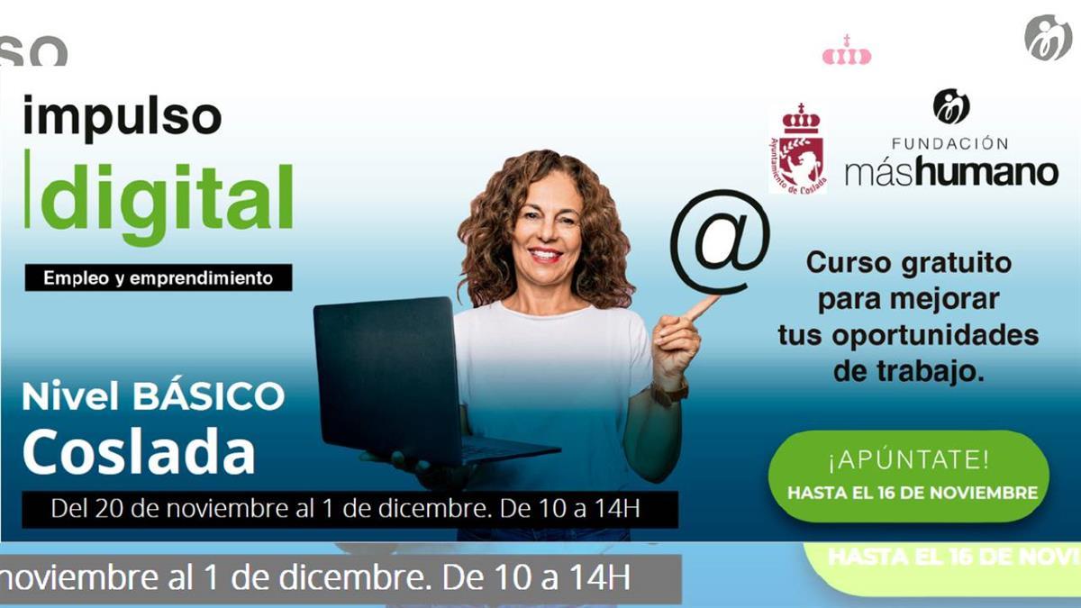 El programa se denomina Impulso Digital – Nivel Básico y ofrece 40 horas de formación presencial