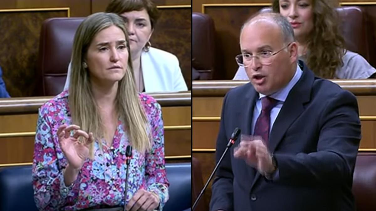 La crisis de la UCO y el apagón saltas al pleno del Congreso de los diputados enfrentando a Tellado y a la ministra Aagesen 