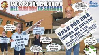 El PSOE critica el incremento de salarios del alcalde, concejales y personal de confianza