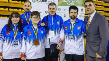 Los competidores del Club Karate Torrejón de Ardoz Tomás Herrero logran cuatro medallas en el Campeonato de España de parakarate

