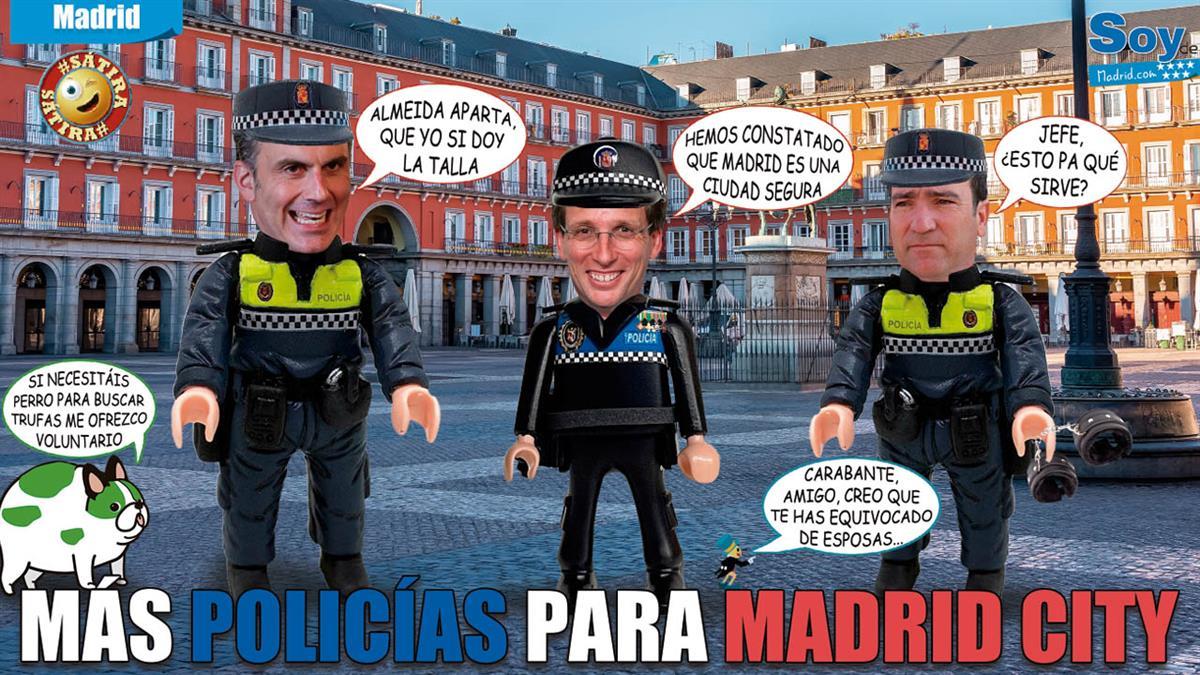 El alcalde, José Luis Martínez-Almeida, y el delegado del Gobierno, Francisco Martín, han copresidido el Consejo y la Junta Local de Seguridad de la ciudad
