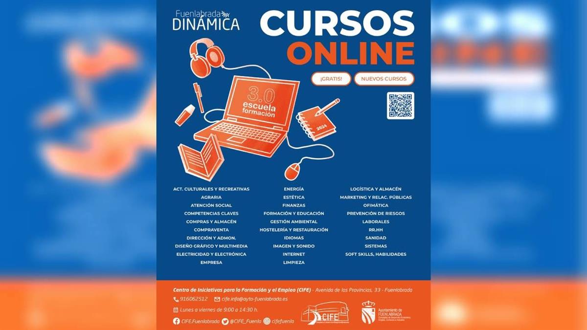 Son gratuitos y están dirigidos a personas empadronadas en la ciudad mayores de 16 años  