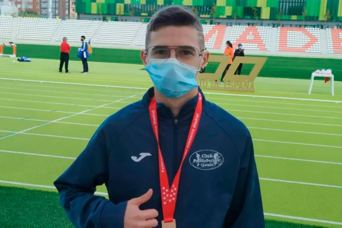 El deportista getafense logró un salto de 11.37 en la competición regional