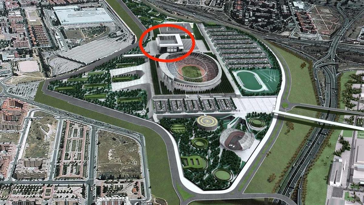 El Ayuntamiento de Madrid propone el desarrollo de un complejo multifuncional en el edificio aledaño al Metropolitano