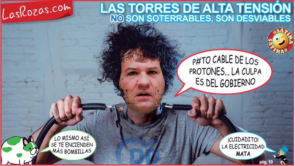 El alcalde explica en el Pleno que están "peleando" con Red Eléctrica para llevarla por Galapagar