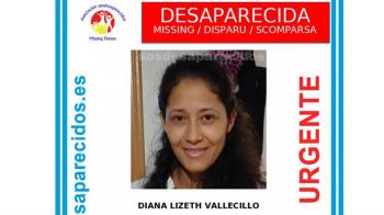 La desaparecida responde al nombre de Diana Lizeth Vallecillo