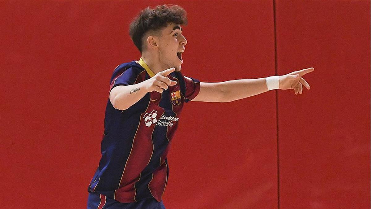 Llegó al Barça en la temporada 20-21