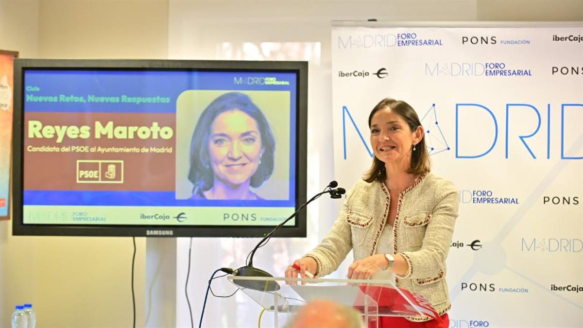 La candidata a la alcaldía de Madrid apuesta por la transparencia, la cultura y la igualdad