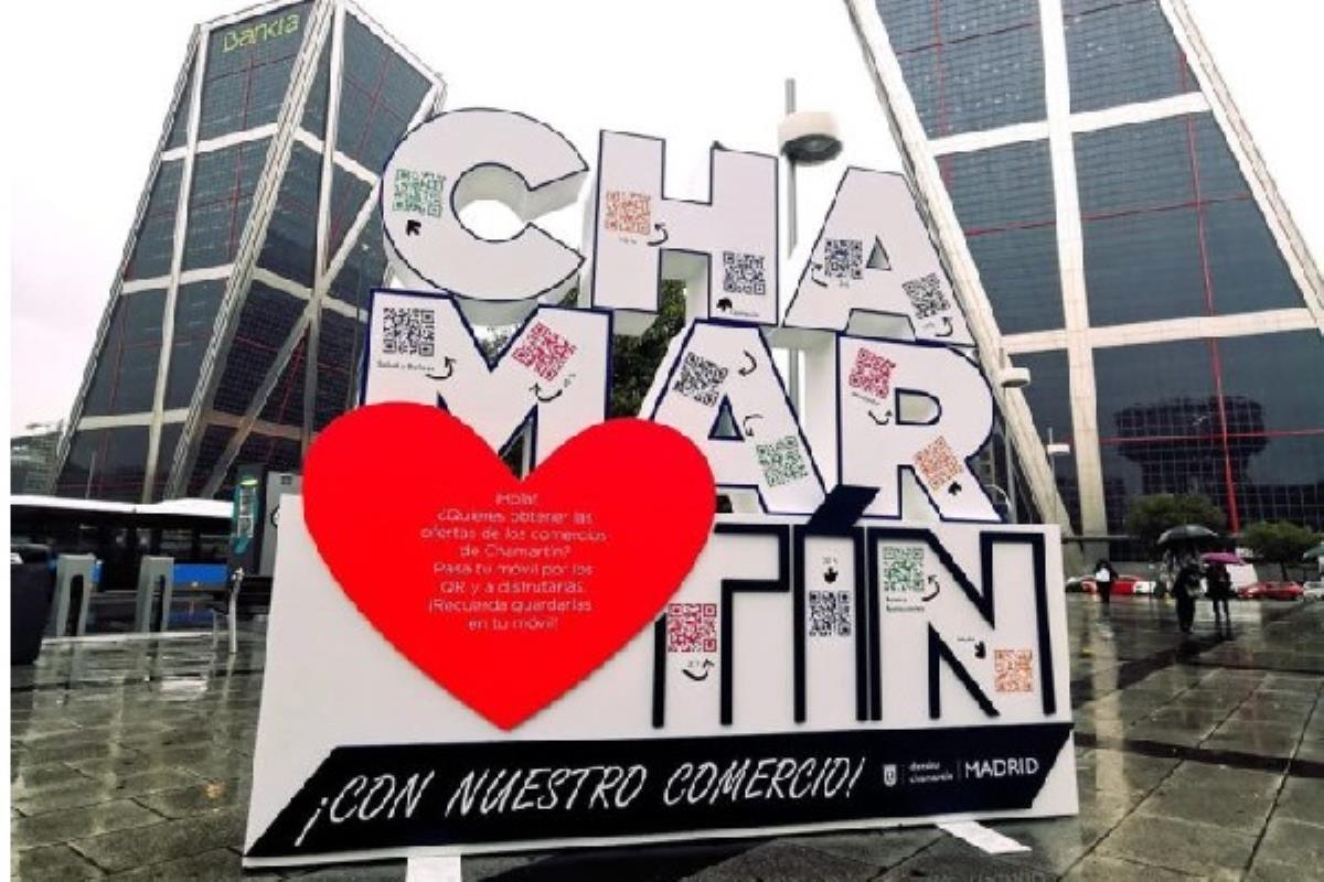 Chamartín comenzó ayer martes la campaña de promoción del comercio y restauración local 