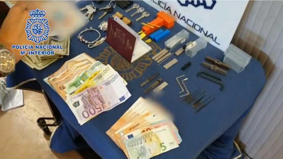 La investigación se inició el pasado mes de mayo después de que se perpetrara un robo en un domicilio en el madrileño barrio de Tetuán 
