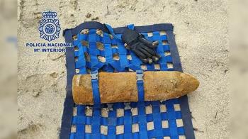 El artefacto se encontraba en un campo de Golf