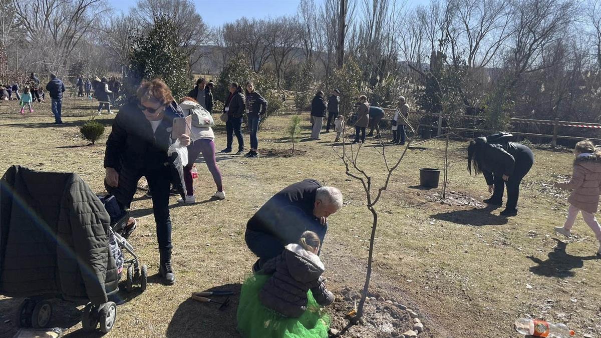 El Parque Enrique Tierno Galván ha sido el escenario de diferentes iniciativas medioambientales