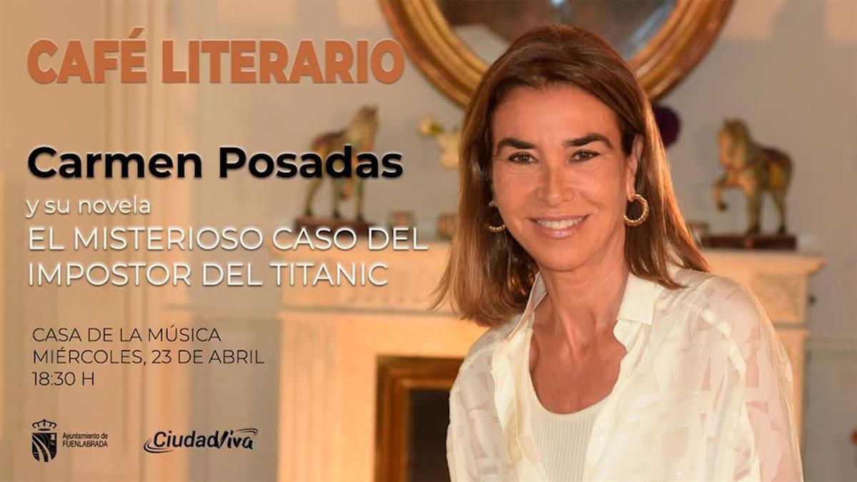 En el Café Literario la escritora hablará con el público sobre su novela ‘El Misterioso caso del Impostor del Titanic’    