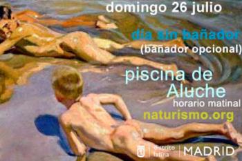 La piscina de Aluche celebra el ‘Día sin Bañador’ el próximo domingo 26 de julio