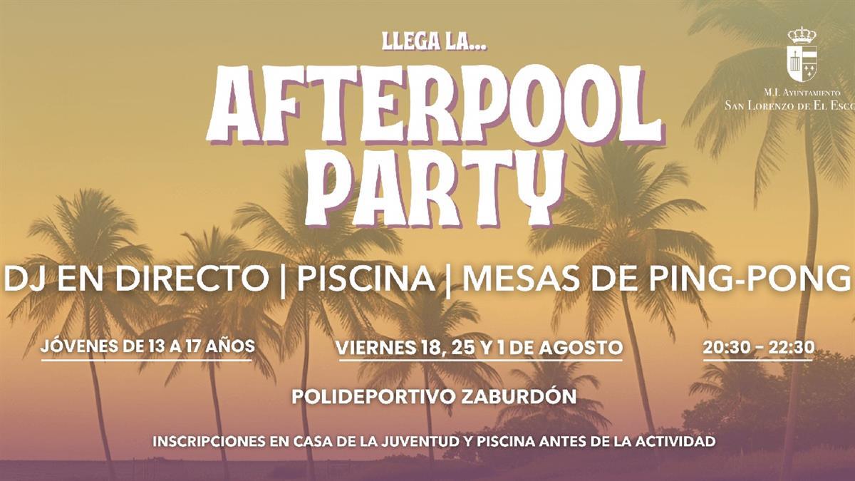 Baño nocturno, dj en vivo y juegos con “AfterPool Party” en las piscinas municipales