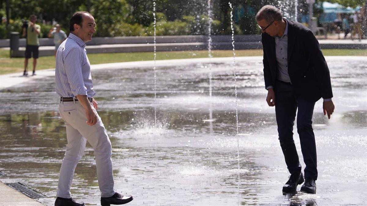También quedan inauguradas las pérgolas refrescantes de La Gavia y Plaza España
