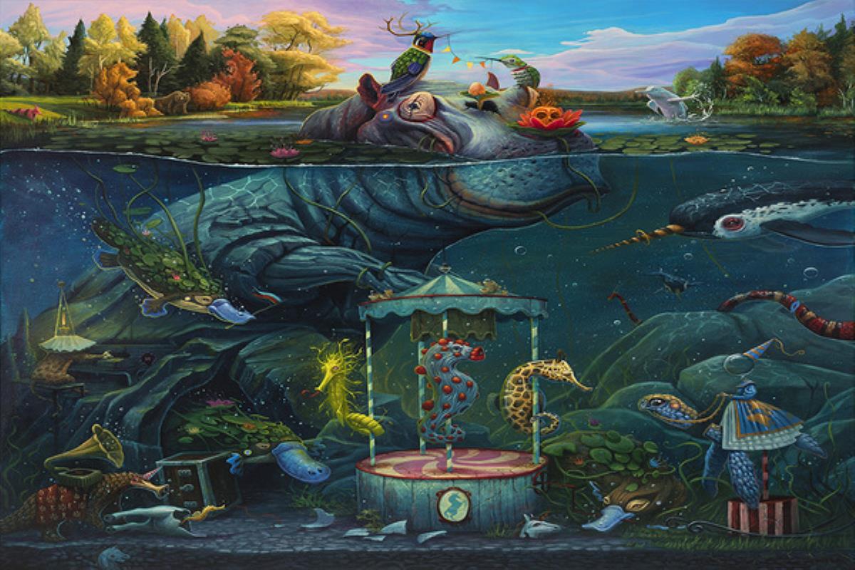 El artista suma su mural 'Settled' al Museo de Arte Urbano de Fuenlabrada