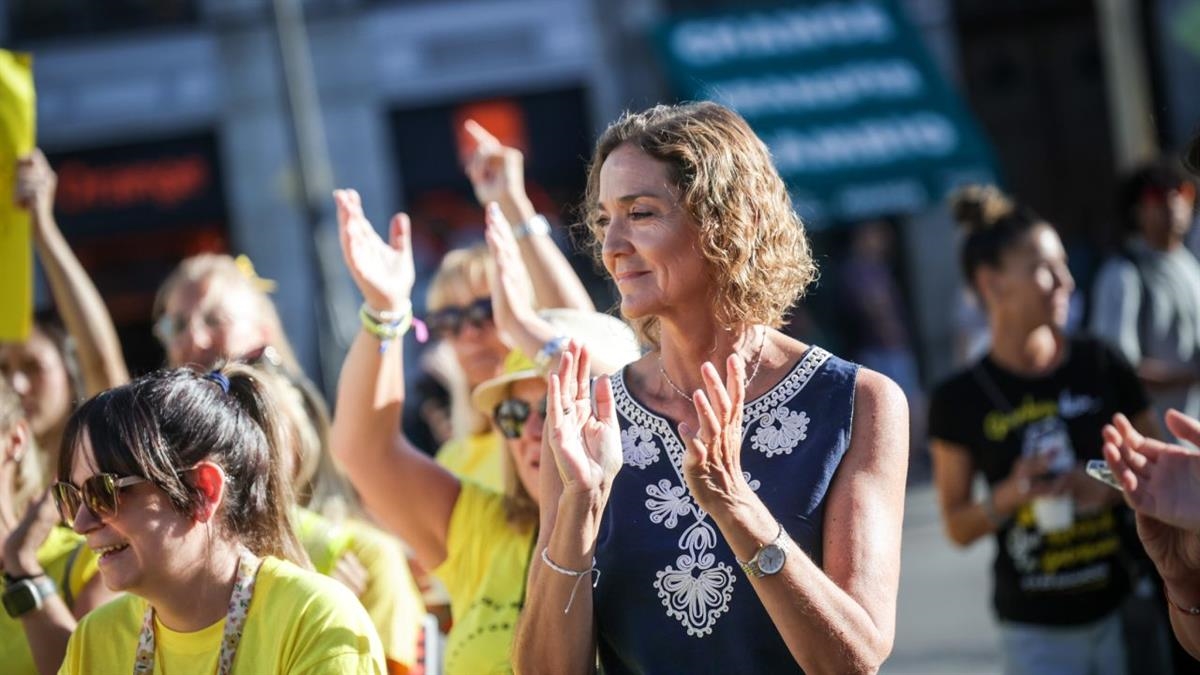 La portavoz del PSOE, Reyes Maroto, critica la gestión de Almeida y pide una mayor inversión