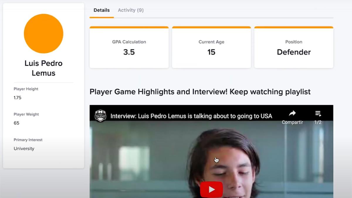 Hará castings online para becar con 24.000 euros a futbolistas con la ayuda de la Inteligencia Artificial
