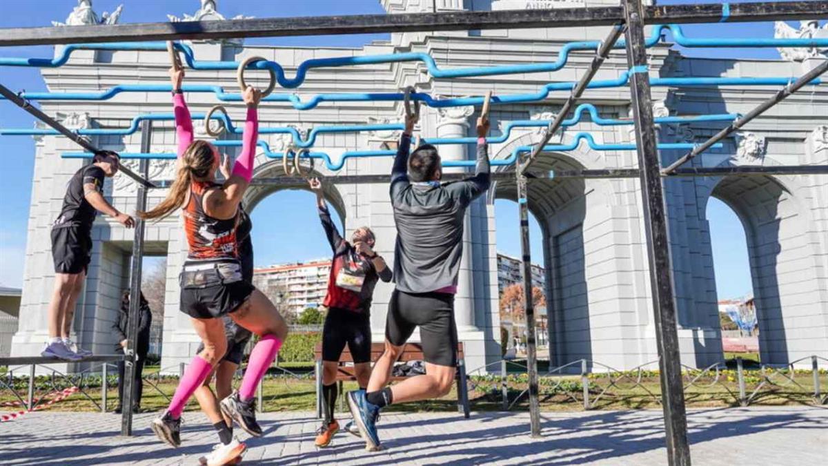 Se trata de una carrera de obstáculos en la que había que combinar también fuerza y destreza 
