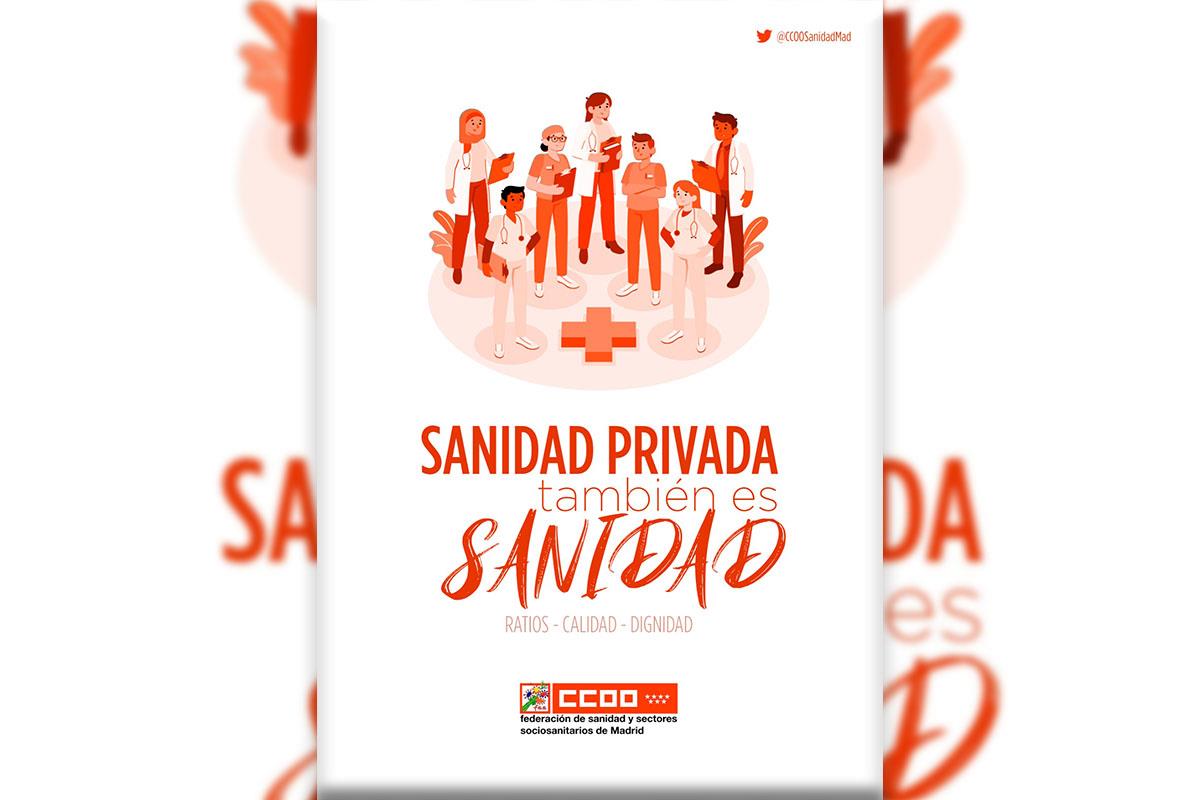 Su salario es un 25% más bajo que en la Sanidad Pública