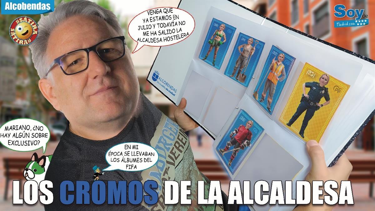 Mariano Cañas: "El álbum de cromos de la alcaldesa de Alcobendas: busca la alcaldesa jardinera, barrendera, de policía "

