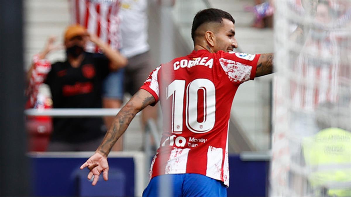 Carrasco dio el gol de la victoria al conjunto colchonero