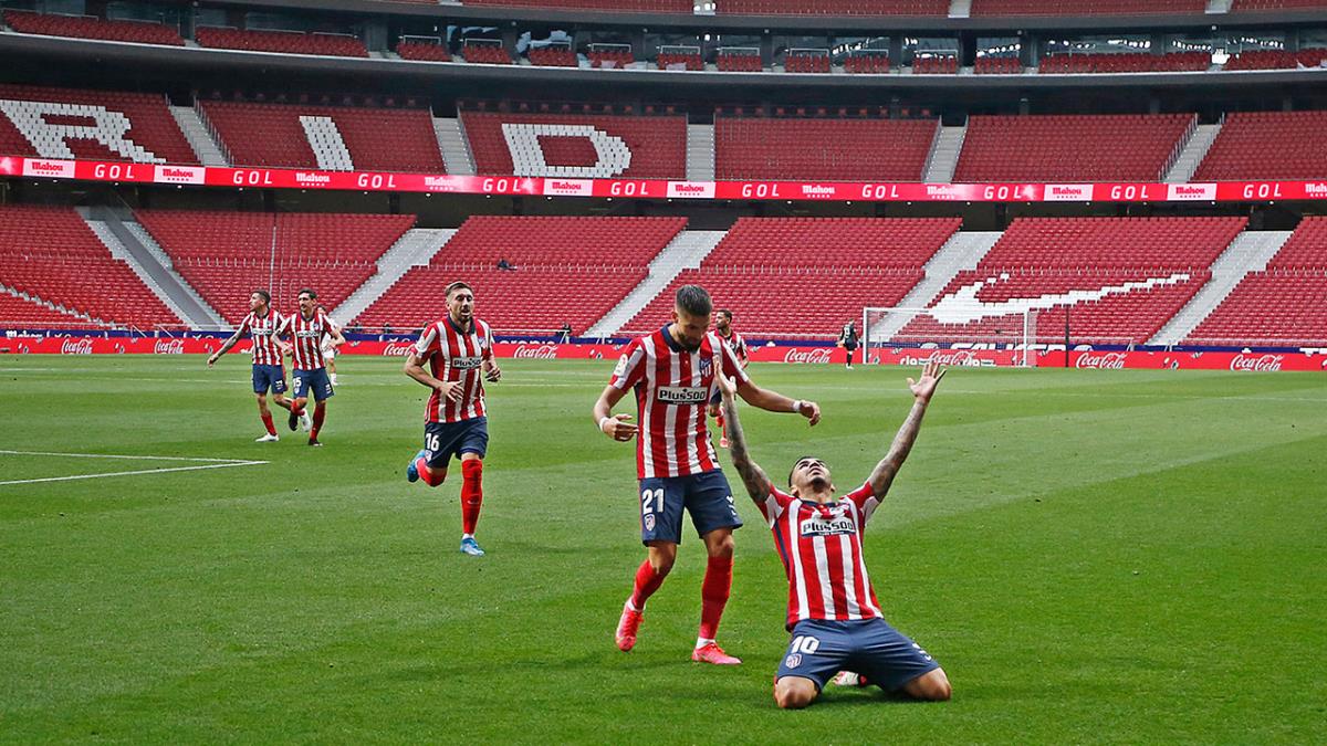 Los visitantes trataron de ponérselo complicado a los colchoneros pero estos últimos lograron llevarse los tres puntos